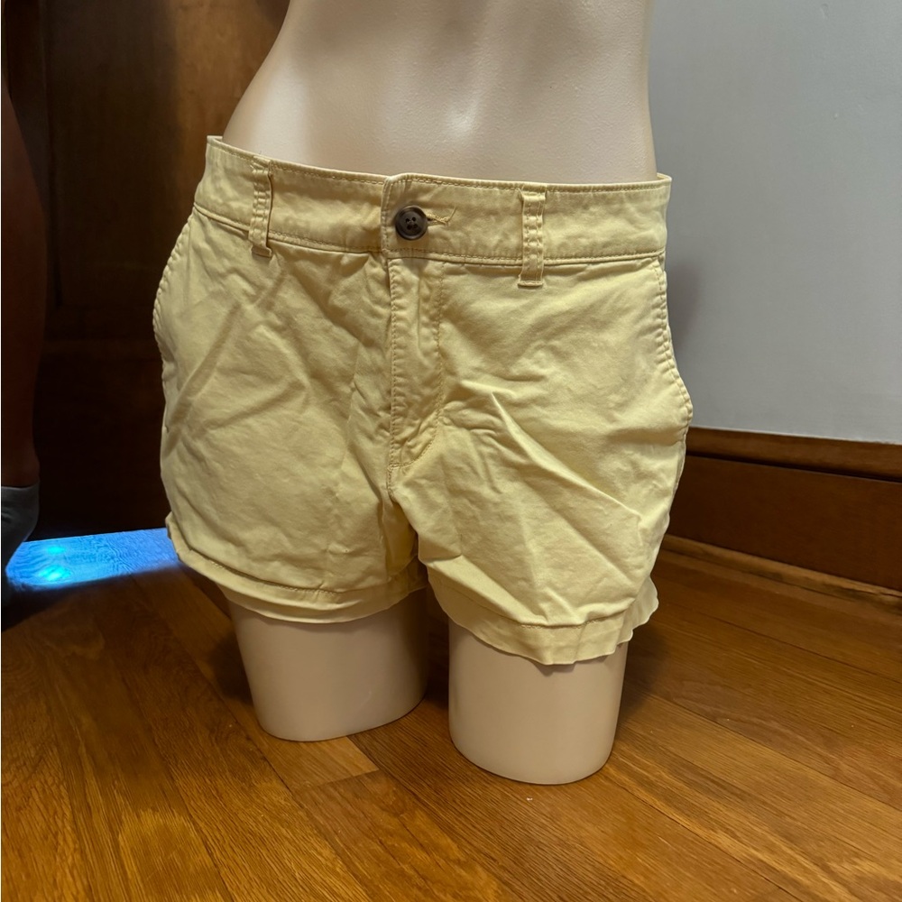 Yellow Gap shorts size 4